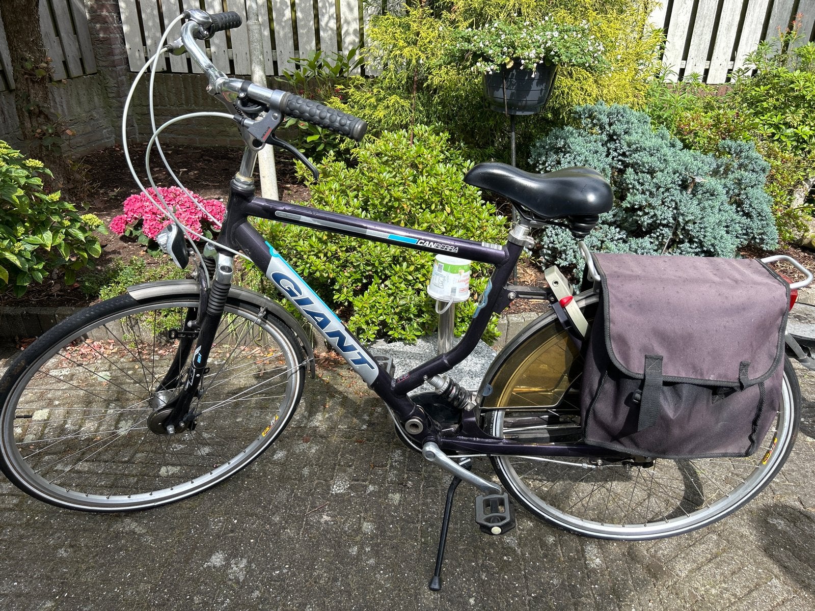 Giant Canberra heren fiets - Comfortabel en compleet, Fietsen en Brommers, Ophalen, Gebruikt, Giant, Versnellingen