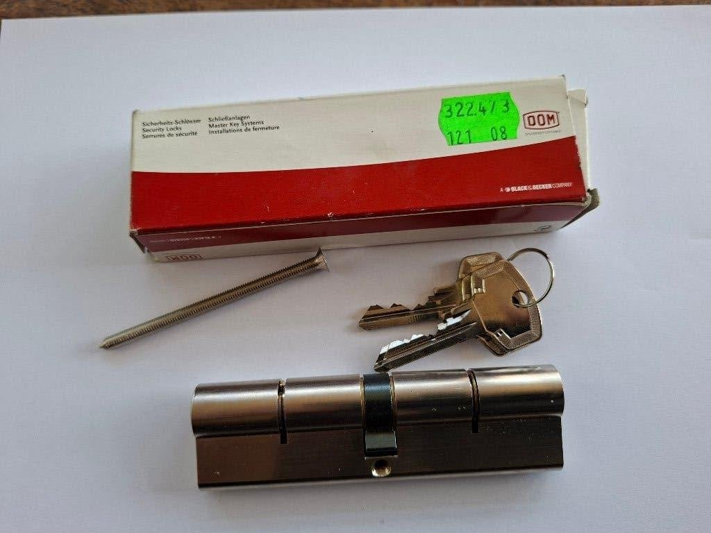 Dom dubbele cilinder - 333 rnnl skg2 - 55-55mm, Doe-het-zelf en Verbouw, Ophalen of Verzenden, Nieuw, Slot