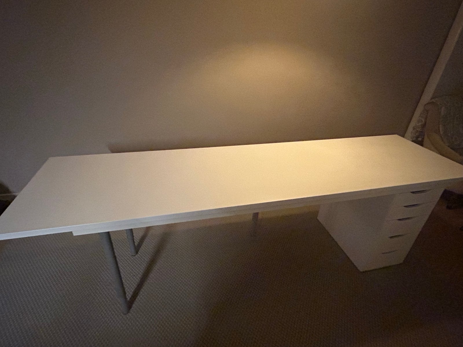 Multifunctioneel blad (245 cm) - Keukenblad/Bureau, Ophalen, IKEA, Wit, Overige materialen