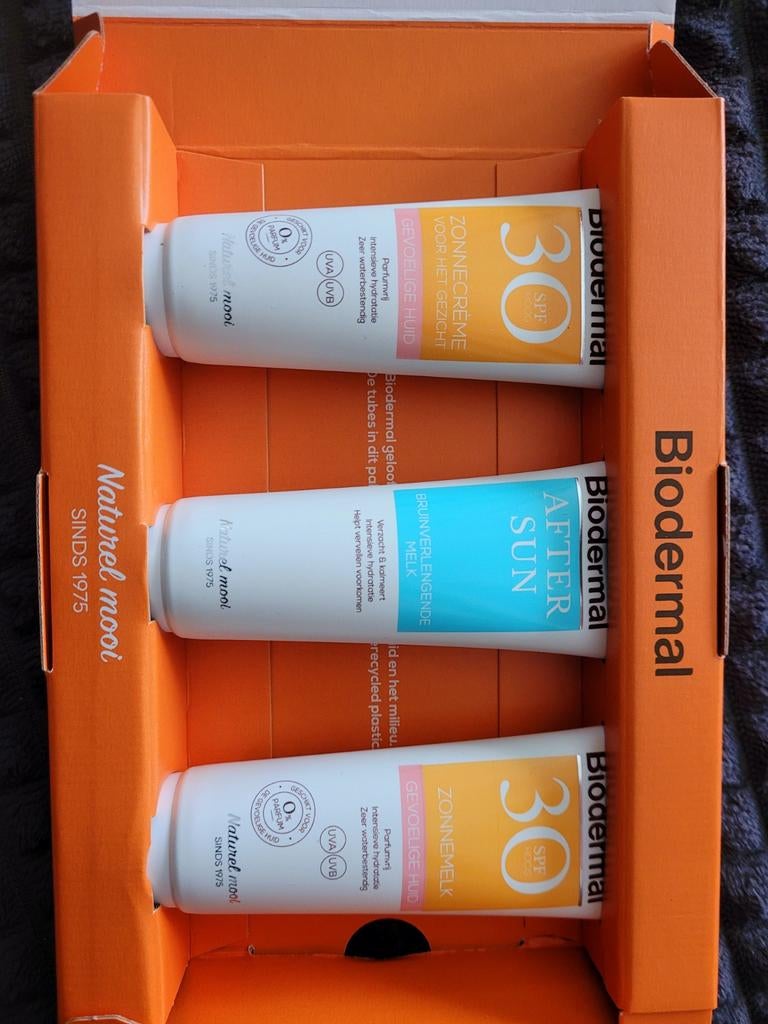 Biodermal Zonnebrand & After Sun Set SPF30, Ophalen of Verzenden, Nieuw, Overige typen