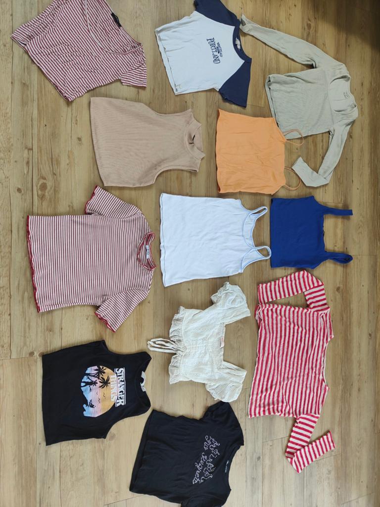 13-delig Zomer Kledingpakket Meisje XS/S - korte shirtjes, Ophalen of Verzenden, Meisje