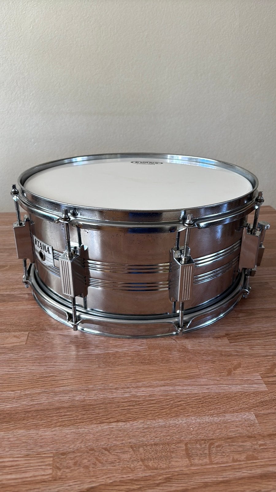 Tama Rockstar chrome Snare drum 14"/ Made in Japan nr 003281, Ophalen of Verzenden, Zo goed als nieuw, Trommel