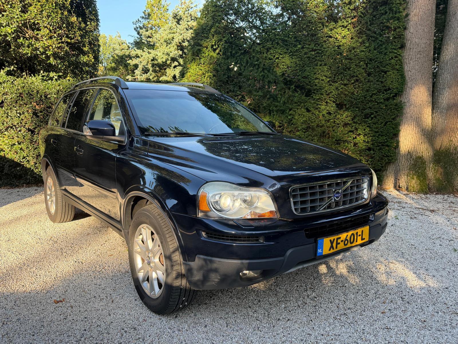 Volvo XC90 3.2 Momentum 7-zits 2009, Auto's, 238 pk, Beige, Blauw, 7 stoelen
