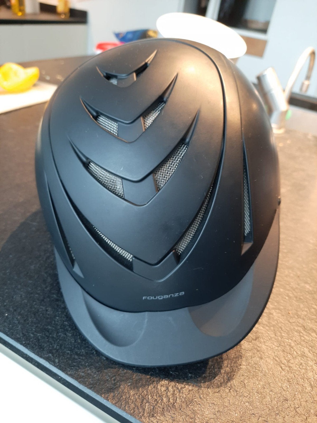 Cap maat M, Ophalen of Verzenden, Zo goed als nieuw, Rijhelm/cap, Zwart