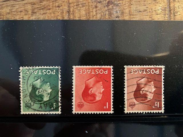 Engeland King Edward VIII 1936 kopstaand wmk gebruikt, Postzegels en Munten, Postzegels | Europa | UK, Verzenden