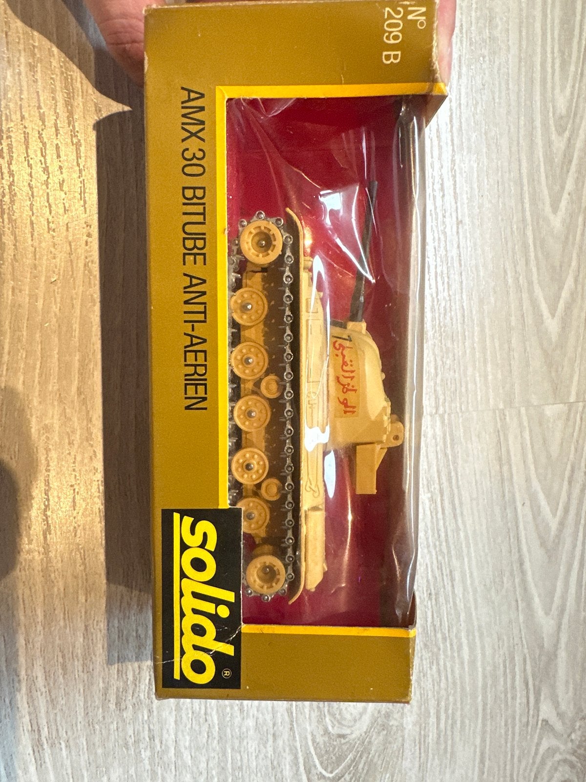 Solido AMX 30 Dubbelloops Anti-Lucht Tankmodel, Ophalen of Verzenden, Nieuw, Overige typen, Overige merken