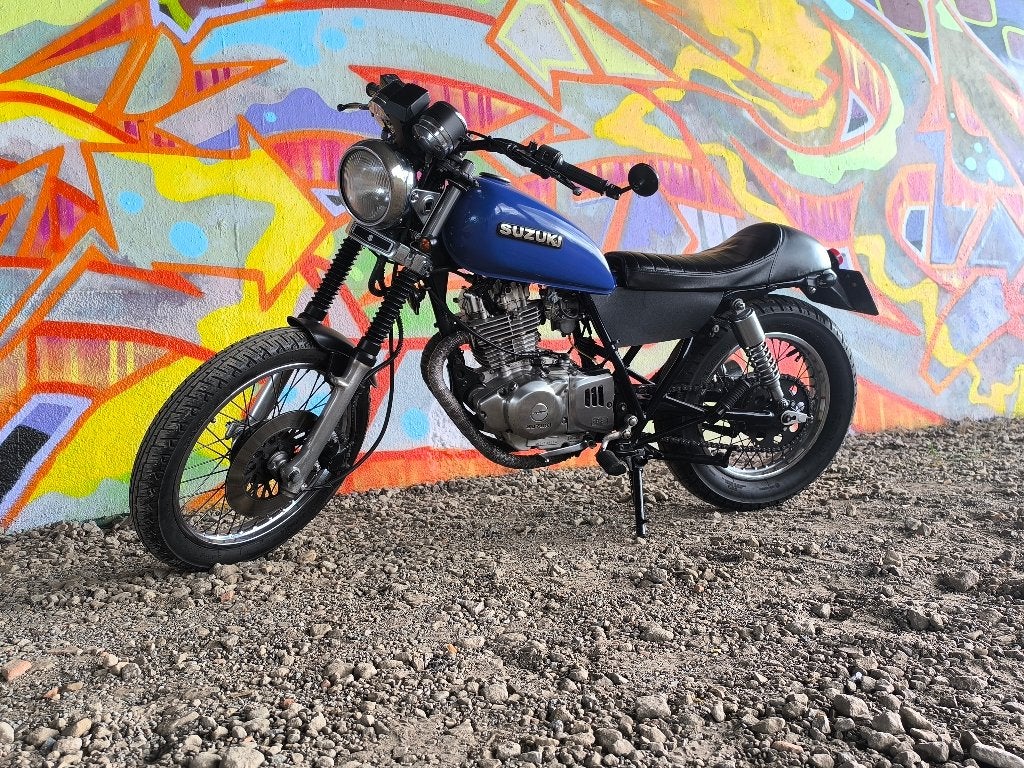Unieke Suzuki GN 250 Café Racer / Scrambler Project, 250 cc, Gebruikt, Particulier, Overig