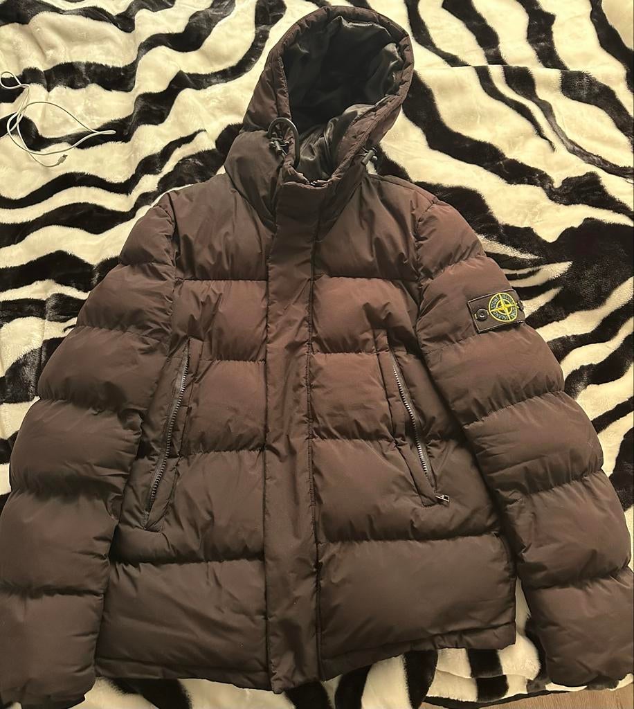 Stone Island Puffer Jas, Ophalen of Verzenden, Zo goed als nieuw, Maat 48/50 (M), Zwart