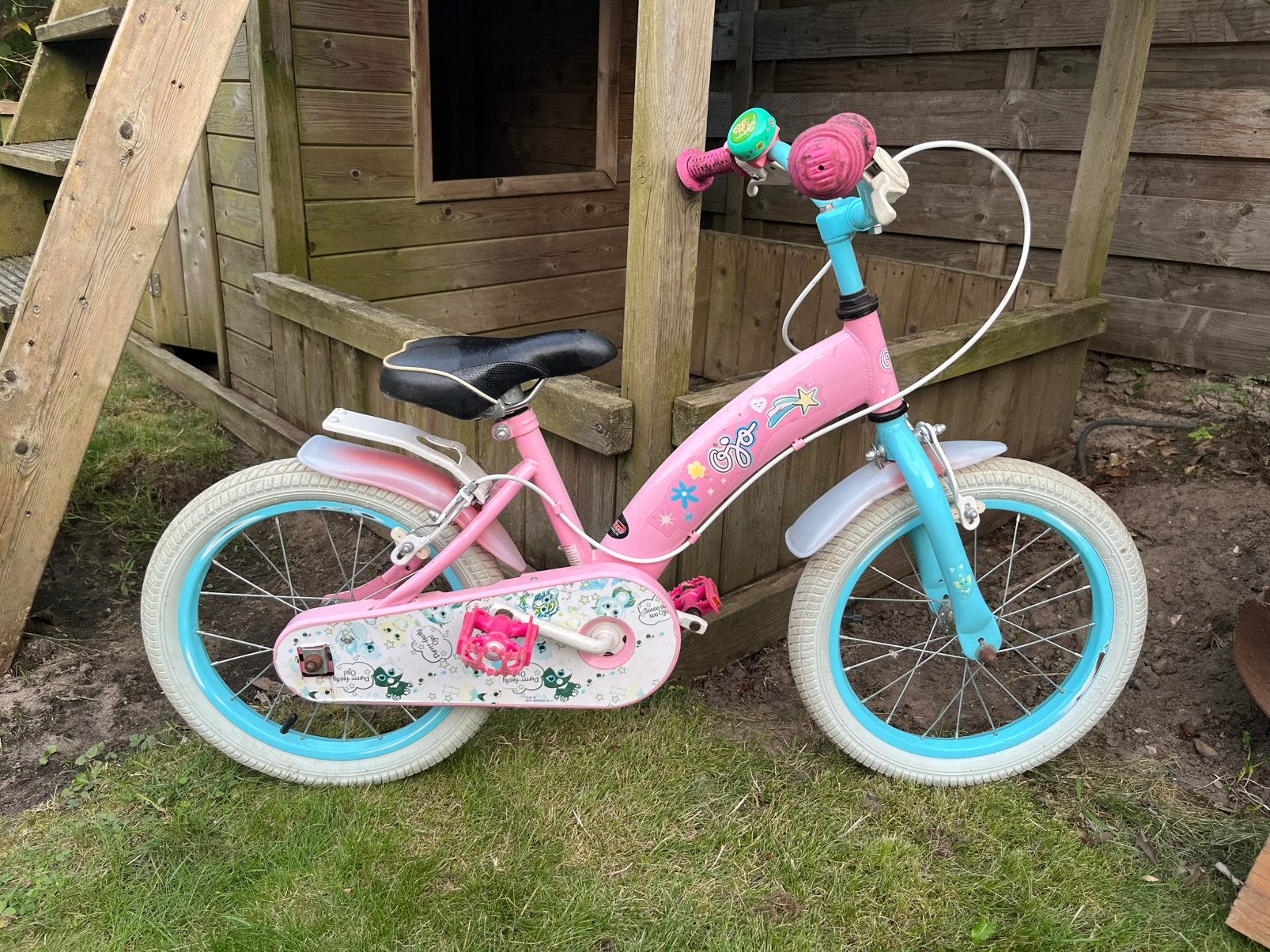 Leuke meisjesfiets 4-6 jaar 16 inch, Ophalen, Zo goed als nieuw, Minder dan 16 inch