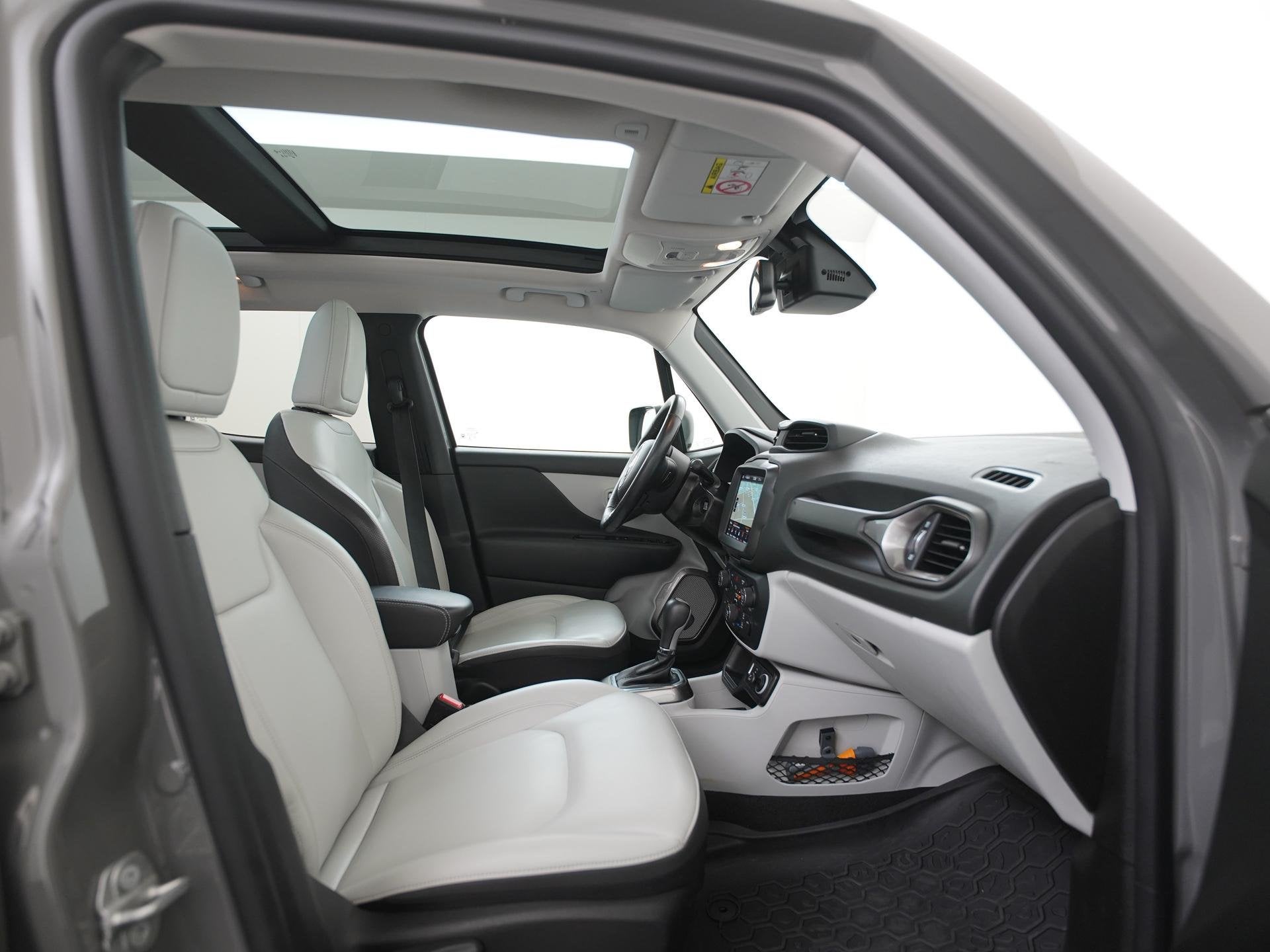 Jeep Renegade 1.3T Limited | Panoramadak | Leder | ACC | Cam, Auto's, Gebruikt, 4 cilinders, Bedrijf, 600 kg