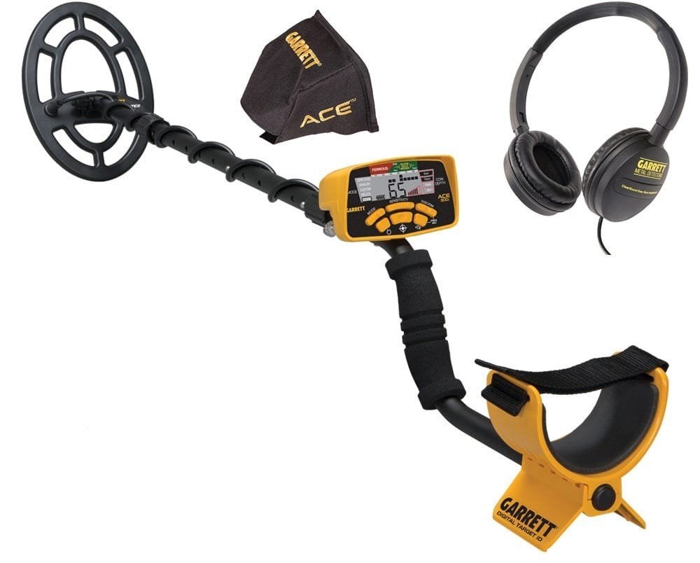 Garrett Ace 300i Metaaldetector met Hoofdtelefoon, Ophalen, Garrett, Meer dan 30 cm, Zo goed als nieuw