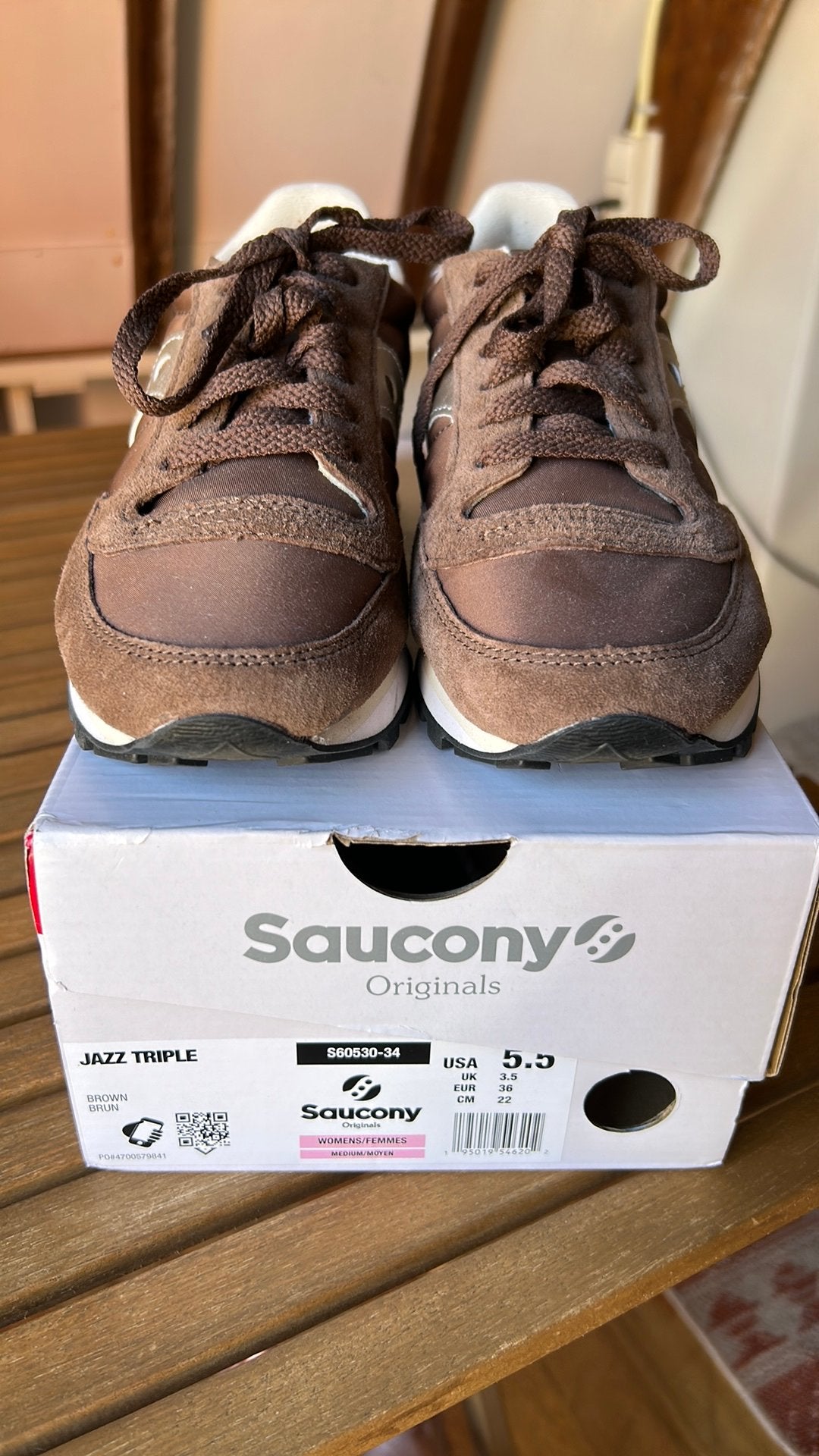 Saucony sneakers maat 36, Bruin, Nieuw, Ophalen of Verzenden, Sneakers of Gympen