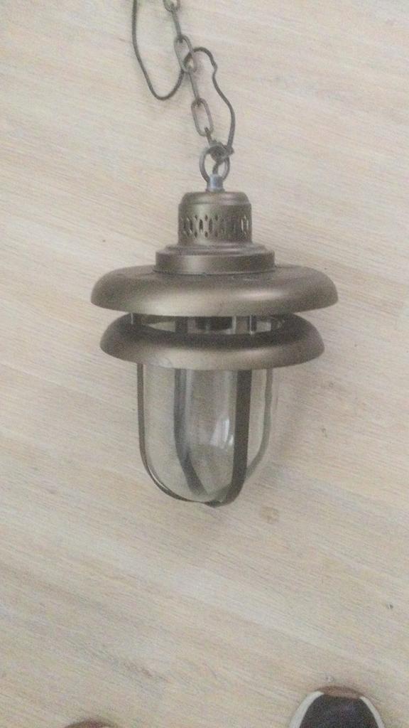 Eettafel lamp 2 stuks, Ophalen, Zo goed als nieuw