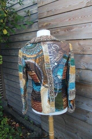 Vest oker/ blauw Lulu-H S winter Vaste prijs AANBIEDING, Blauw, Ophalen of Verzenden, Zo goed als nieuw, Maat 36 (S)