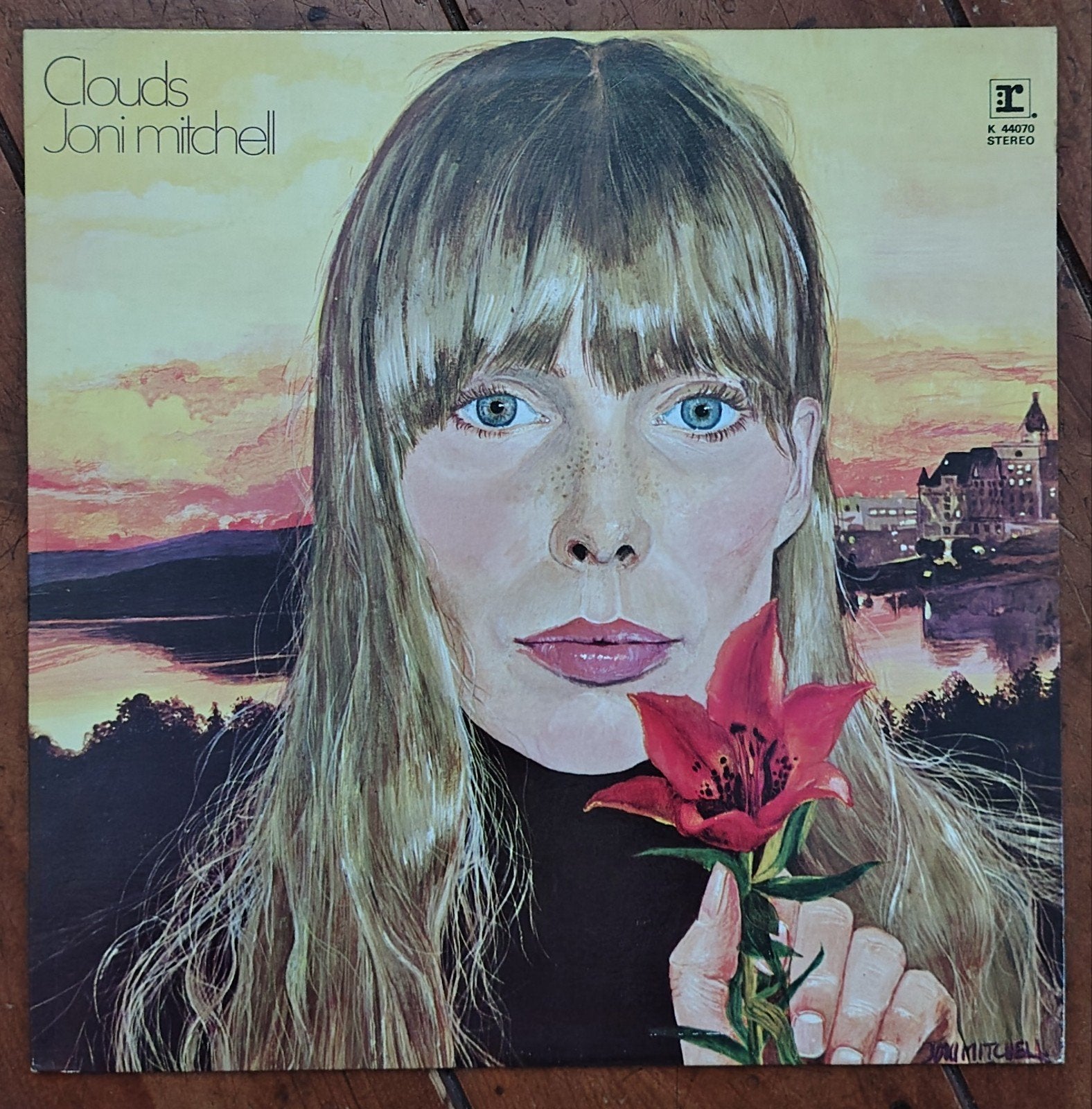 Joni Mitchell - Clouds, Ophalen of Verzenden, Gebruikt, 12 inch