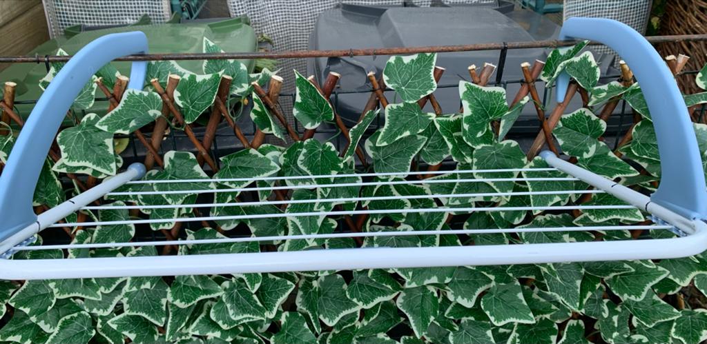 Compact balkon wasrek - ideaal voor kleine ruimtes, Tuin en Terras, Droogmolens en Wasrekken, Ophalen of Verzenden, Zo goed als nieuw