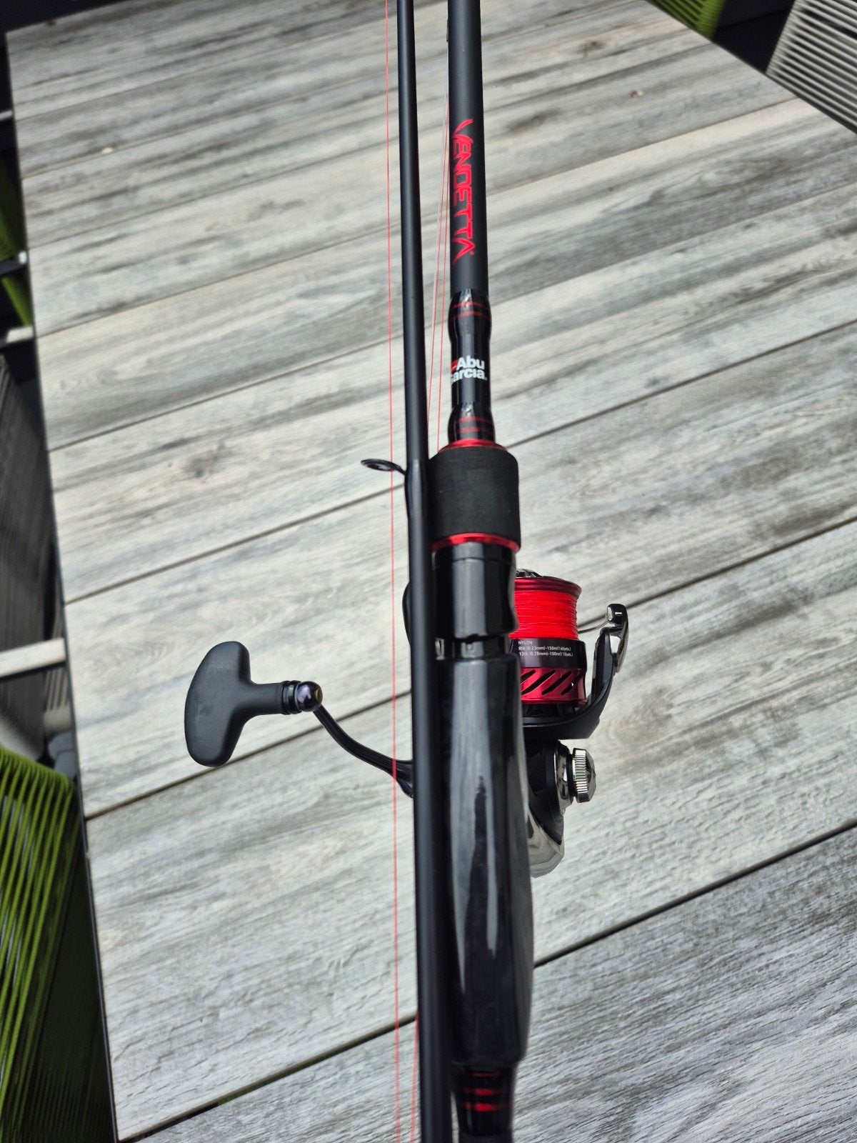 Abu Garcia Vendetta Hengel, Watersport en Boten, Hengelsport | Roofvissen, Ophalen, Zo goed als nieuw, Werphengel