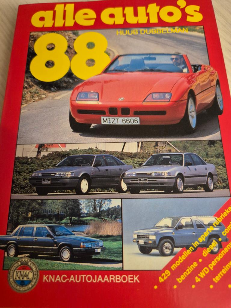 1988 de Alk nieuwstaat alle auto's knac serie jaarboek, Boeken, Auto's | Boeken, Ophalen of Verzenden, Zo goed als nieuw, Algemeen