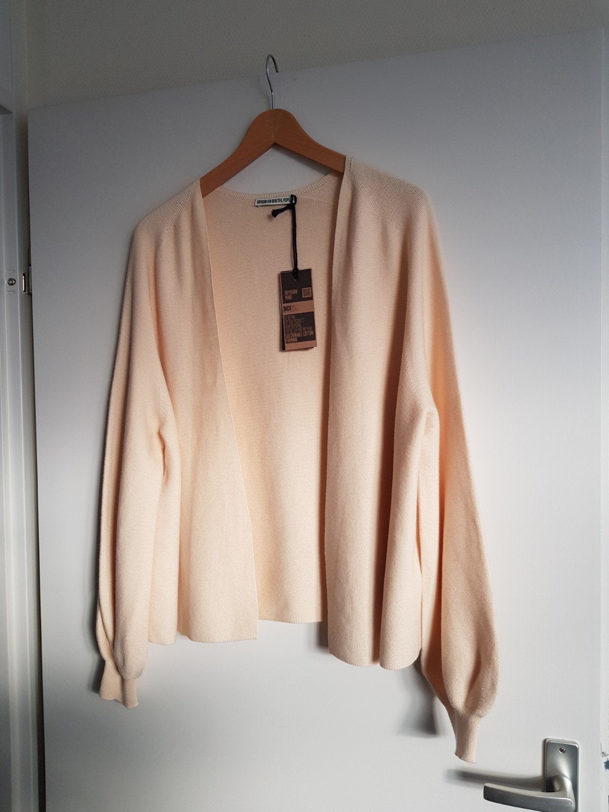 Drykorn perzikkleur katoen/ cashmere vest maat L NIEUW!, Kleding | Dames, Truien en Vesten, Drykorn, Zwart, Maat 42/44 (L), Nieuw