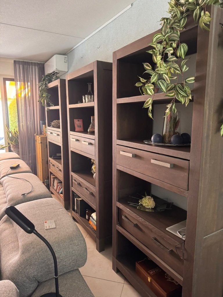 Set van drie identieke wandmeubels, Ophalen, Gebruikt, 200 cm of meer, Minder dan 150 cm