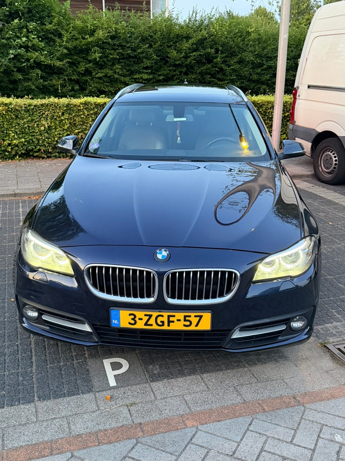 BMW 5-Serie 528I 180KW Touring Aut8 2015 Blauw, Auto's, BMW, Automaat, Achterwielaandrijving, 4 cilinders, 2000 kg