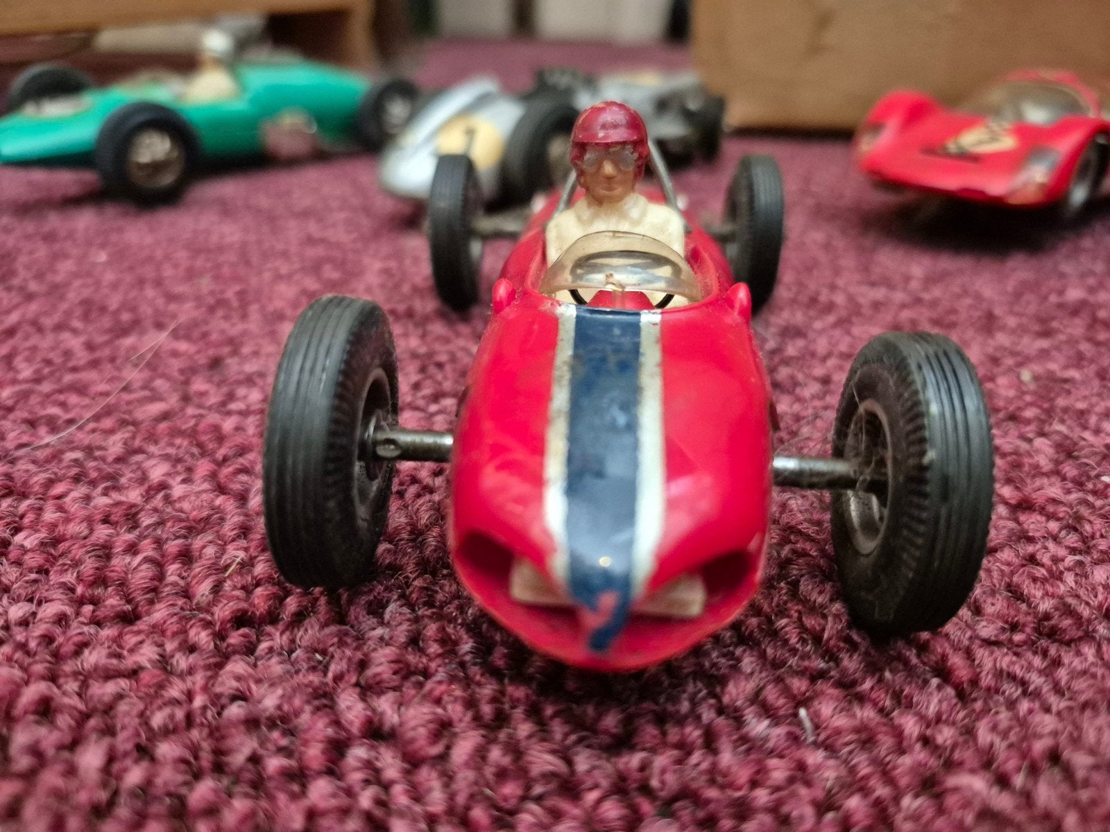Oude Vintage racebaan van Fleischmann/ Carrera, Overige merken, Gebruikt, Auto, Groter dan 1:32
