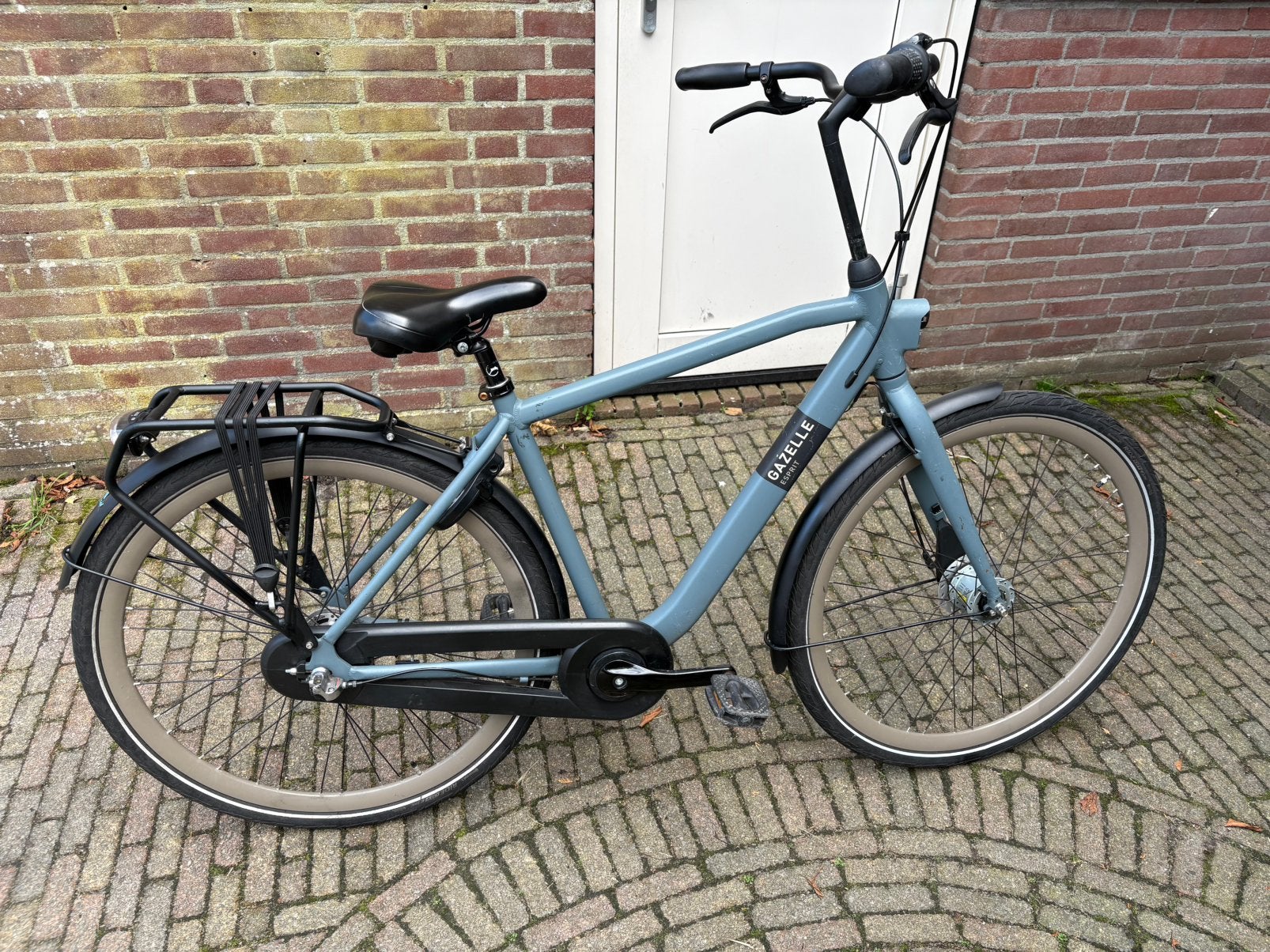 Gazelle esprit t3 heren maat 49 thunder grey, Ophalen, Versnellingen, 49 tot 53 cm, Zo goed als nieuw