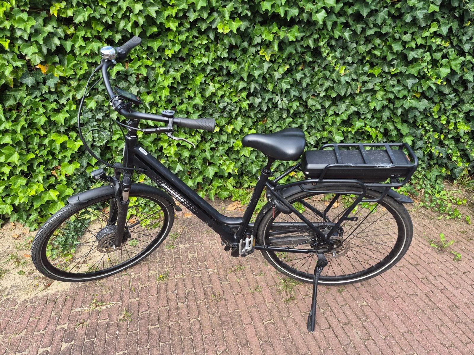Brincker boston f8, electrische fiets, accu 750 wh, Gebruikt, 47 tot 51 cm, 50 km per accu of meer, Ophalen