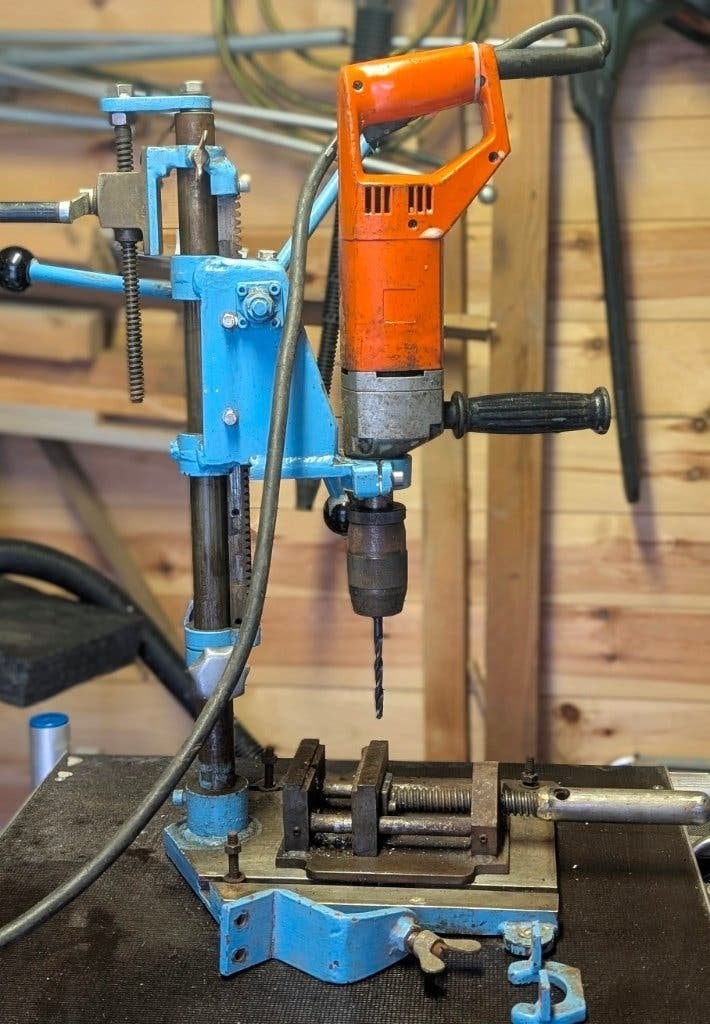 tafelboormachine Fein, Doe-het-zelf en Verbouw, Gereedschap | Boormachines, Ophalen, Zo goed als nieuw, Kolomboormachine