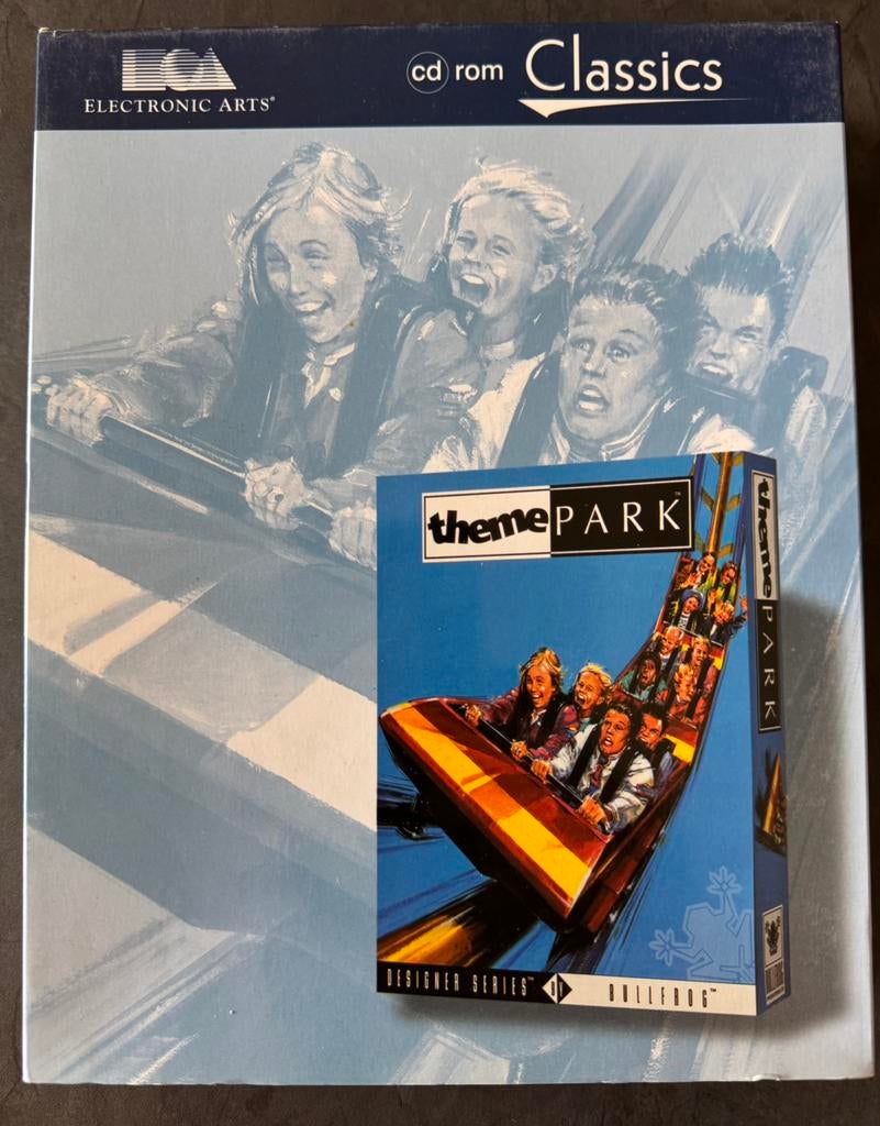 Retro PC game Theme Park, Gebruikt, 1 speler, Ophalen of Verzenden, Vanaf 12 jaar