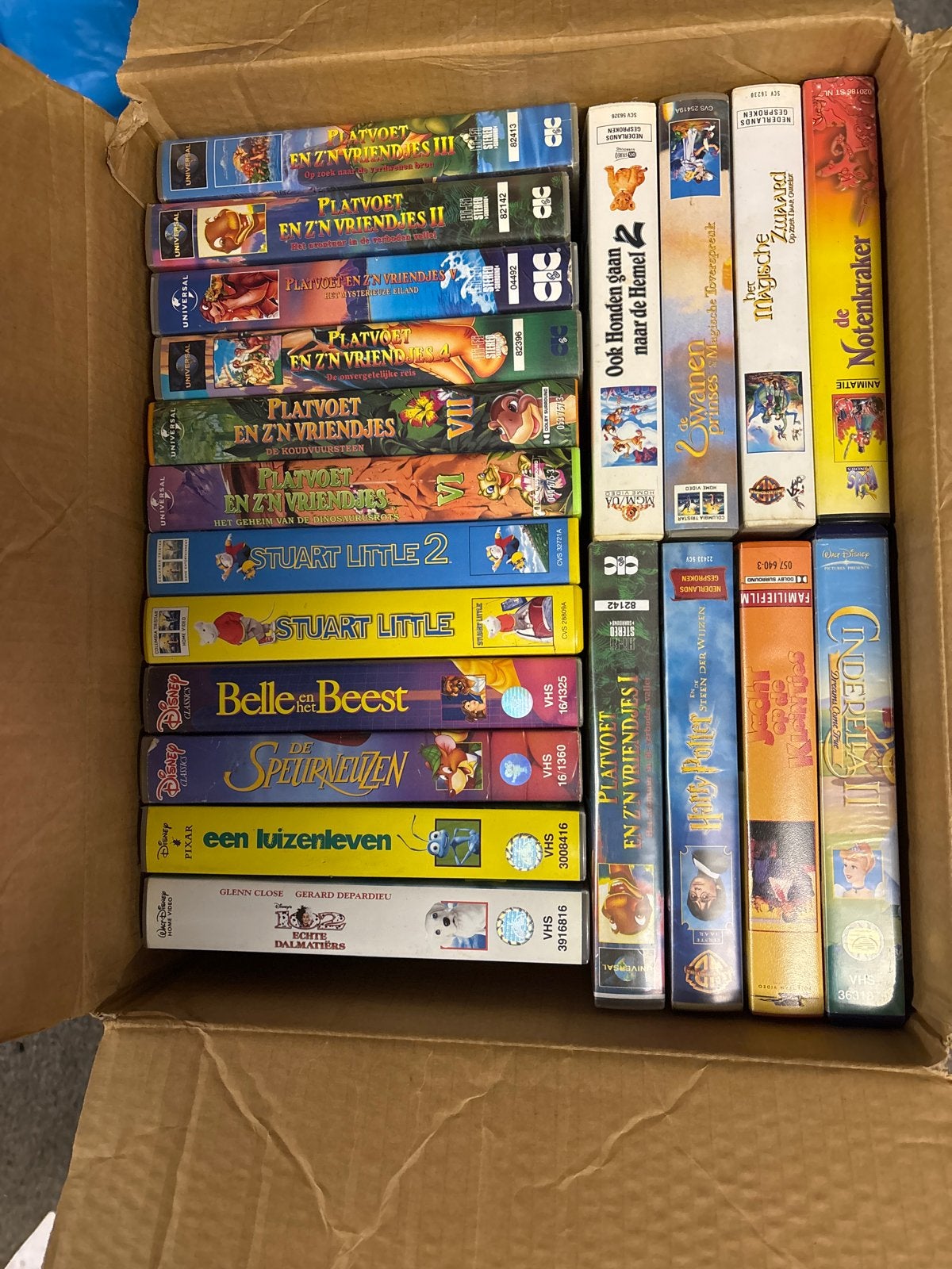Grote collectie VHS-banden: Disney, Land Before Time en meer, Cd's en Dvd's, VHS | Film, Ophalen, Nederlands ondertiteld, Gebruikt