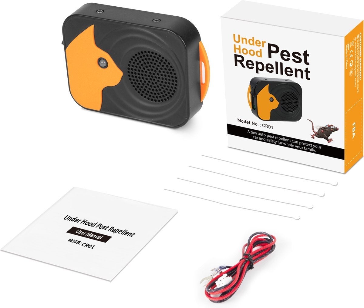 Nieuwe Vensmile CR01 Katten- en Steenmarterverjager 12V Auto, Ophalen of Verzenden, Nieuw