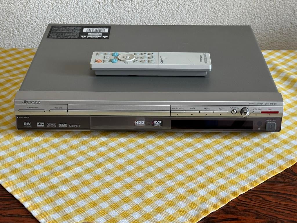 Pioneer hdd/dvd recorder werkend vaste pr ophalen, Ophalen, Harddiskrecorder, Met dvd-recorder