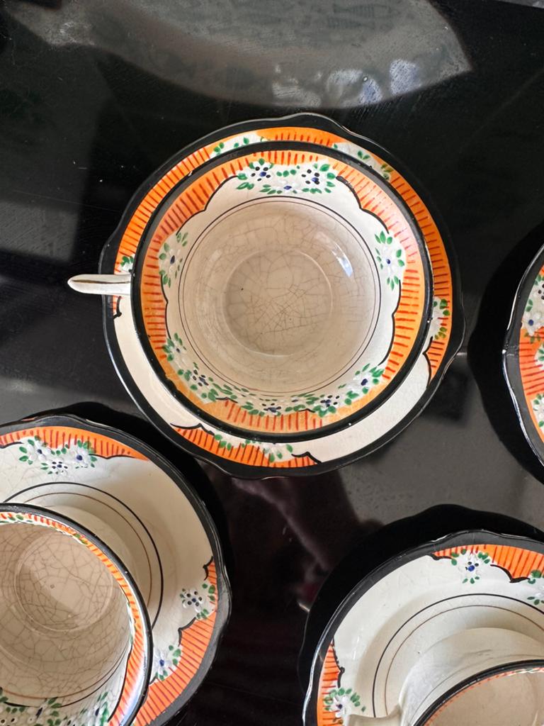 4 Zeer oude Japanse thee kopjes, Antiek en Kunst, Antiek | Servies compleet, Ophalen of Verzenden