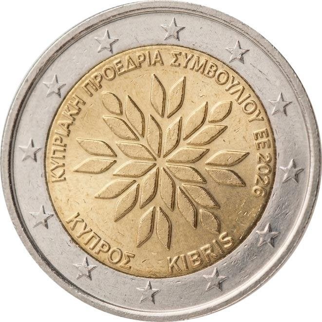 2 Euro UNC Cyprus 2026 - Voorzitterschap Europese Unie, Postzegels en Munten, Munten | Europa | Euromunten, Ophalen of Verzenden