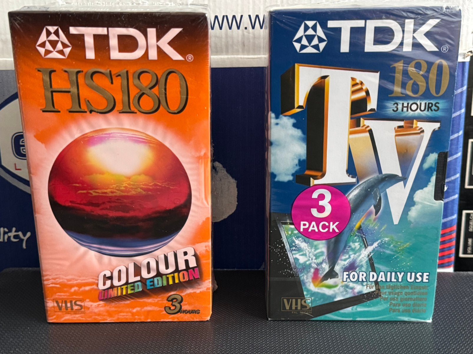 Nieuwe vhs video banden tdk pr incl vzk, Ophalen of Verzenden, Nieuw, Videoband