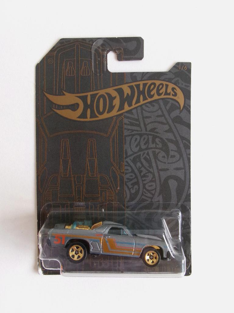 Custom '71 El Camino metallic grijs Hot Wheels (NIEUW), Ophalen of Verzenden, Nieuw, Auto