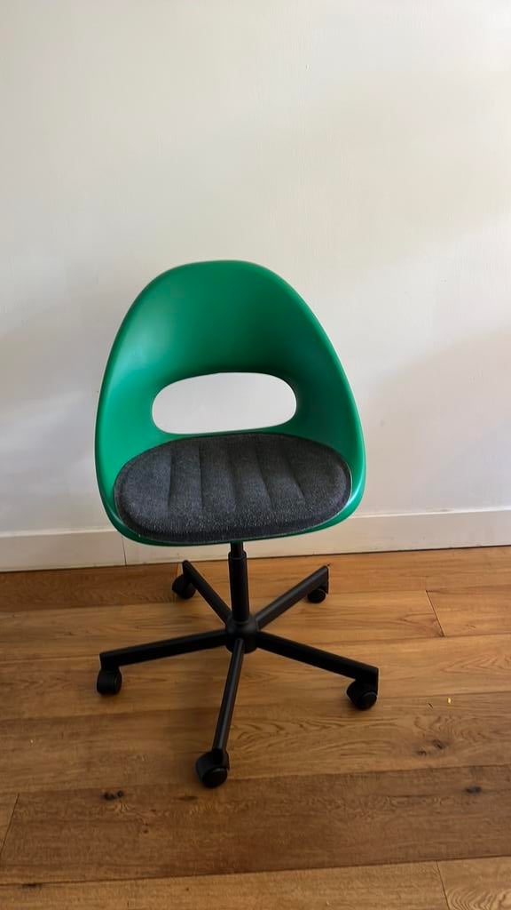 Ikea bureaustoel, Ophalen, Zo goed als nieuw, Groen, Bureaustoel