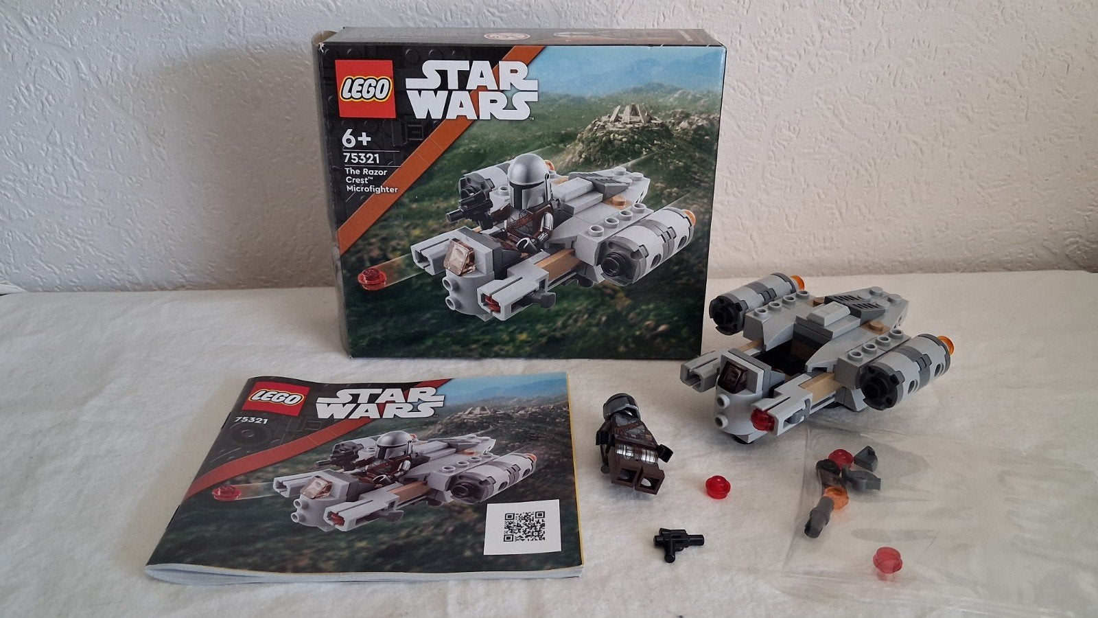 LEGO Star Wars De Razor Crest Microfighter 75321, Gebruikt, Star Wars, Inclusief extra onderdelen, Lego