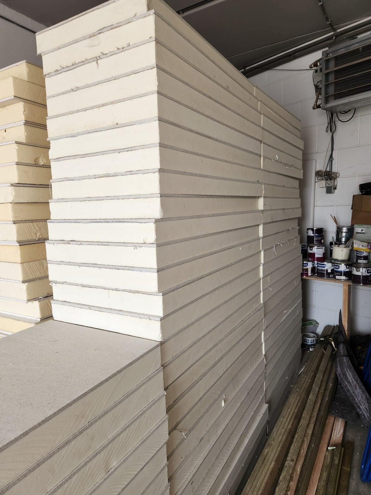 Recticel pirplaat, Ophalen, Nieuw, Hardschuim (Pir), 15 m² of meer