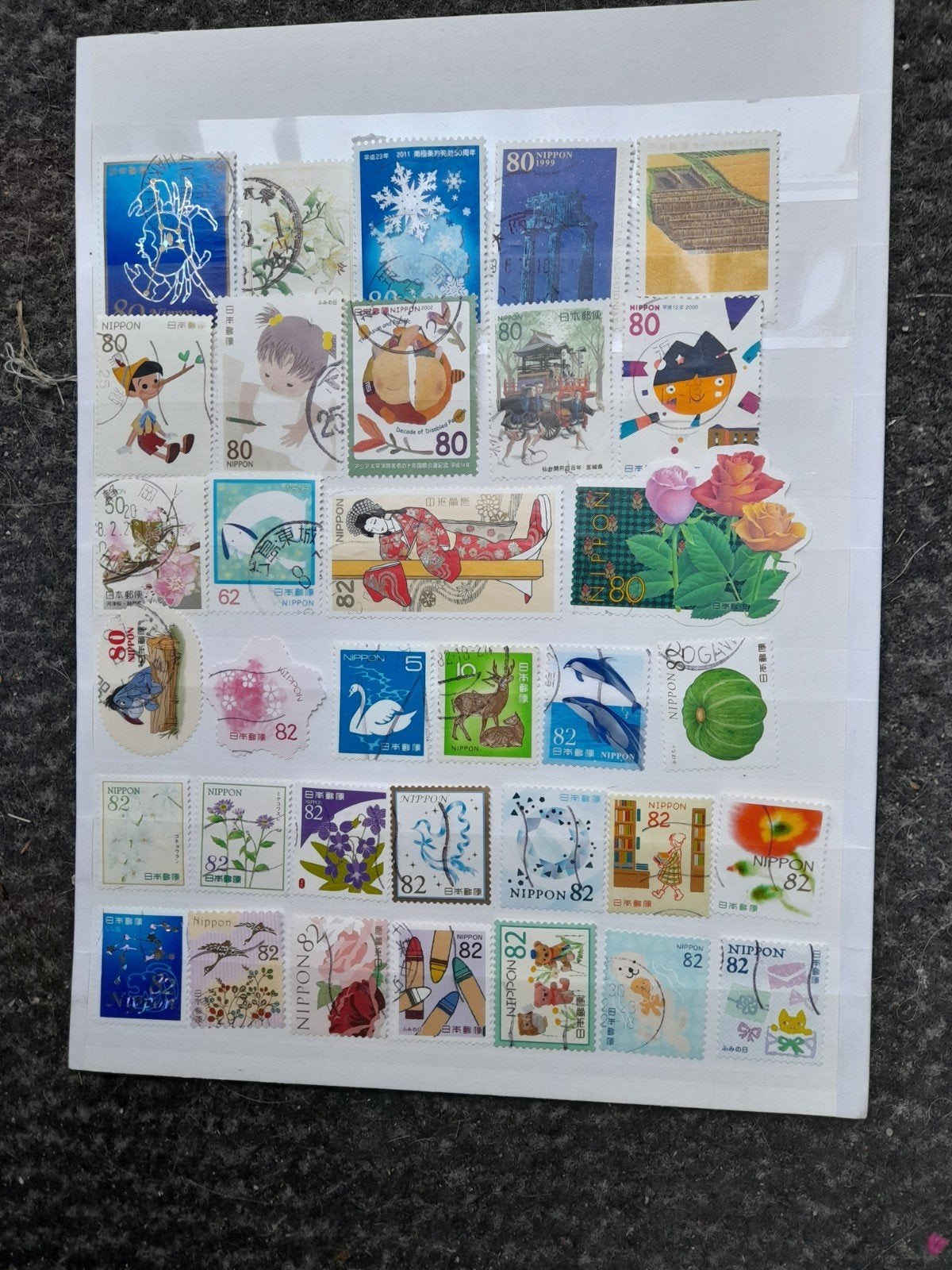 Kaveltje postzegels Japan (2), Postzegels en Munten, Postzegels | Volle albums en Verzamelingen, Ophalen of Verzenden, Buitenland