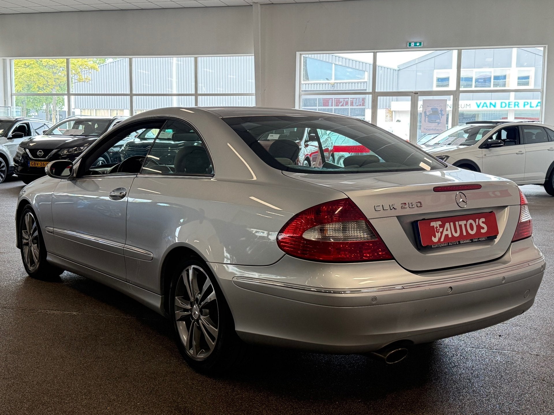 Mercedes-Benz CLK-klasse Coupé 280 ELEGANCE|AUTOMAAT|ECC AI, Automaat, Gebruikt, Bedrijf, 1500 kg