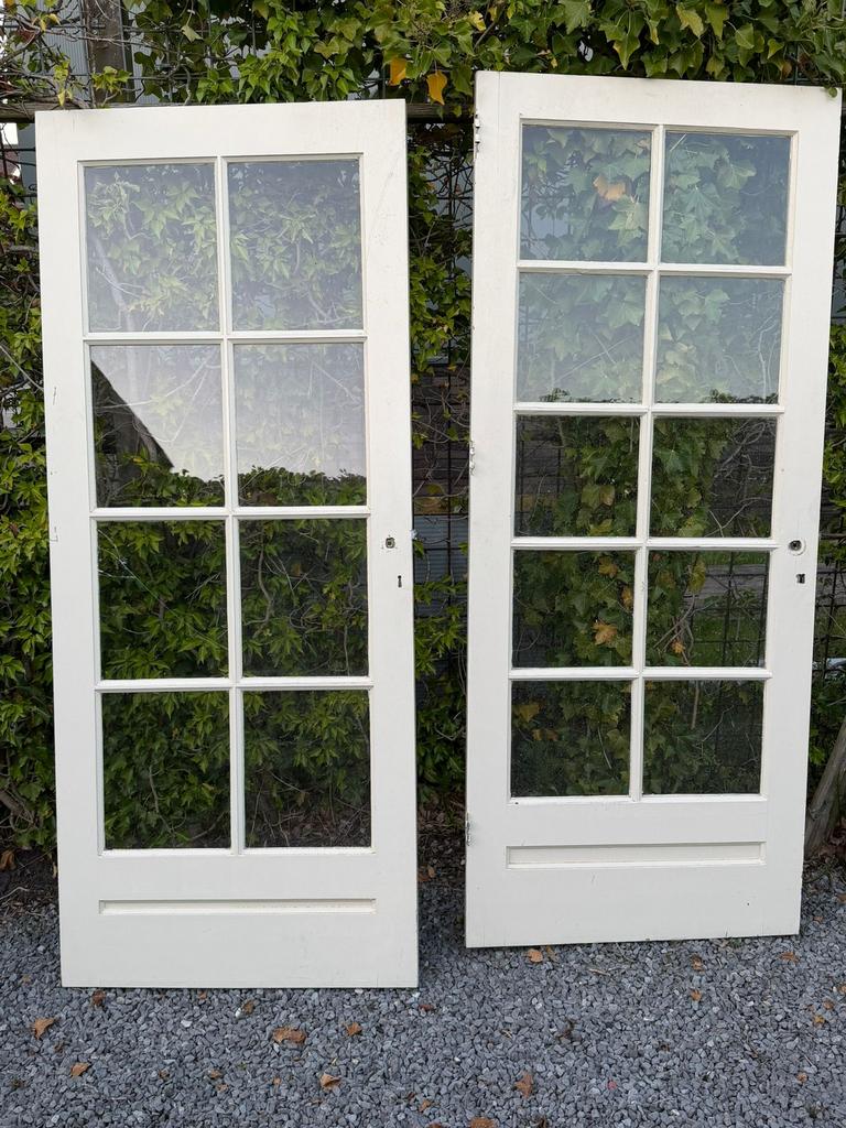 Kamer en suite deuren, Doe-het-zelf en Verbouw, Ophalen, Gebruikt, Binnendeur, Glas