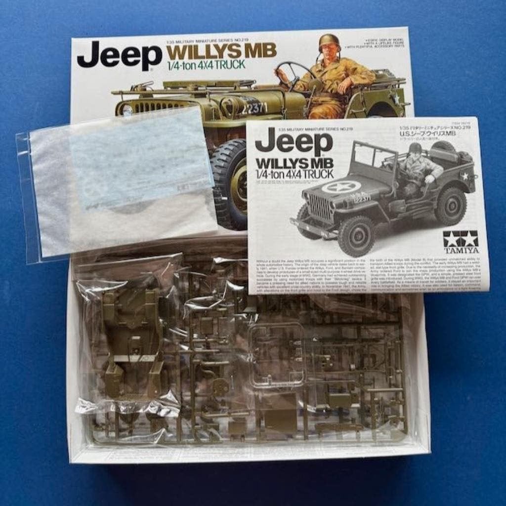tamiya 35219 U.S. Jeep Willys MB 1/35, 1:32 tot 1:50, Nieuw, Ophalen of Verzenden, Italeri