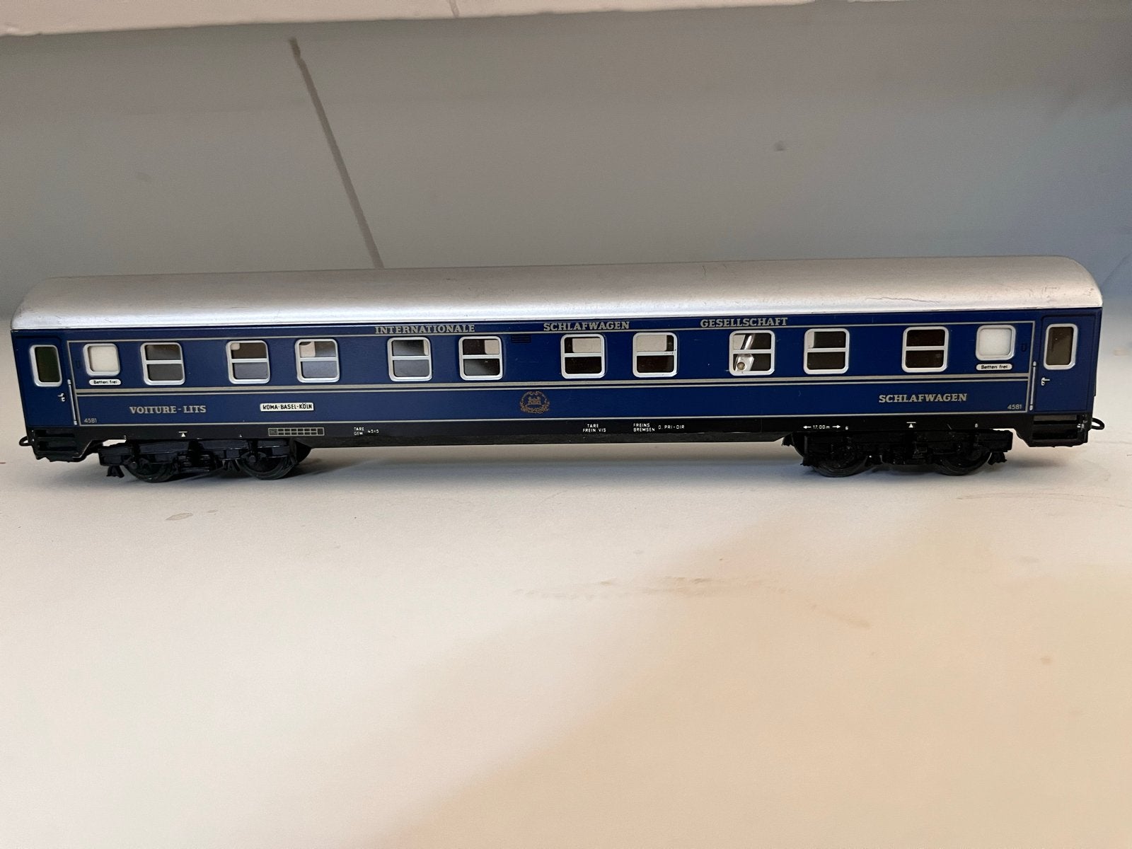 Märklin 4029 Internationale Slaapwagen - Zo goed als nieuw, Wisselstroom, Verzenden, Wagon, Zo goed als nieuw