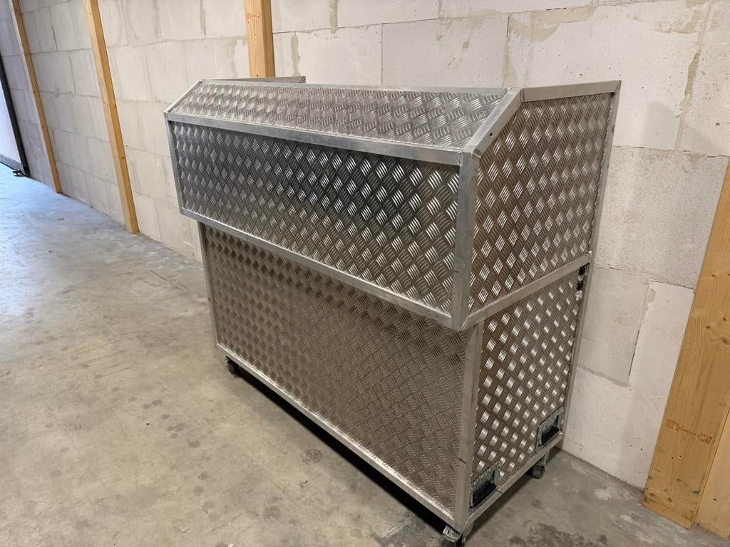 Aluminum DJ Booth 1560x720x1400mm, Muziek en Instrumenten, Ophalen, Gebruikt, Overige merken