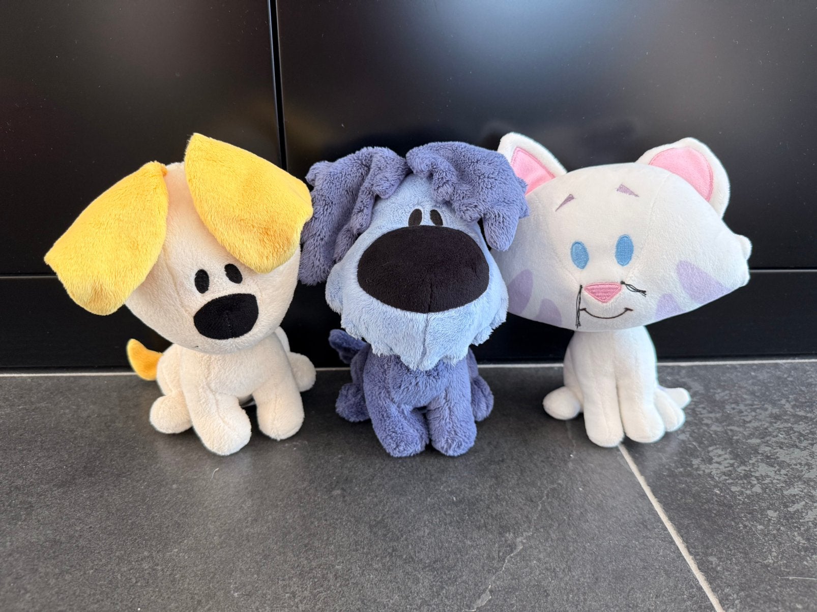 Woezel & Pip en Buurpoes knuffelset klein - zgan, Zo goed als nieuw, Wasbaar, Klein (minder dan 20 cm), Hond