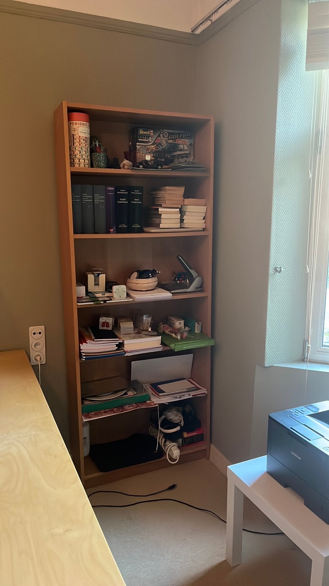 Ikea Billy kasten hout naturel (2x), Ophalen, Gebruikt, 200 cm of meer, 50 tot 100 cm