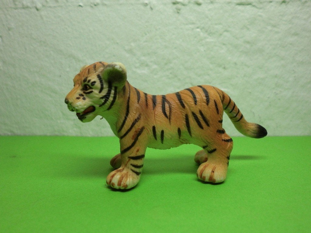 Schleich 14187 tijger jong, dierfiguur, Verzenden, Gebruikt, Wild dier, Beeldje of Figuurtje