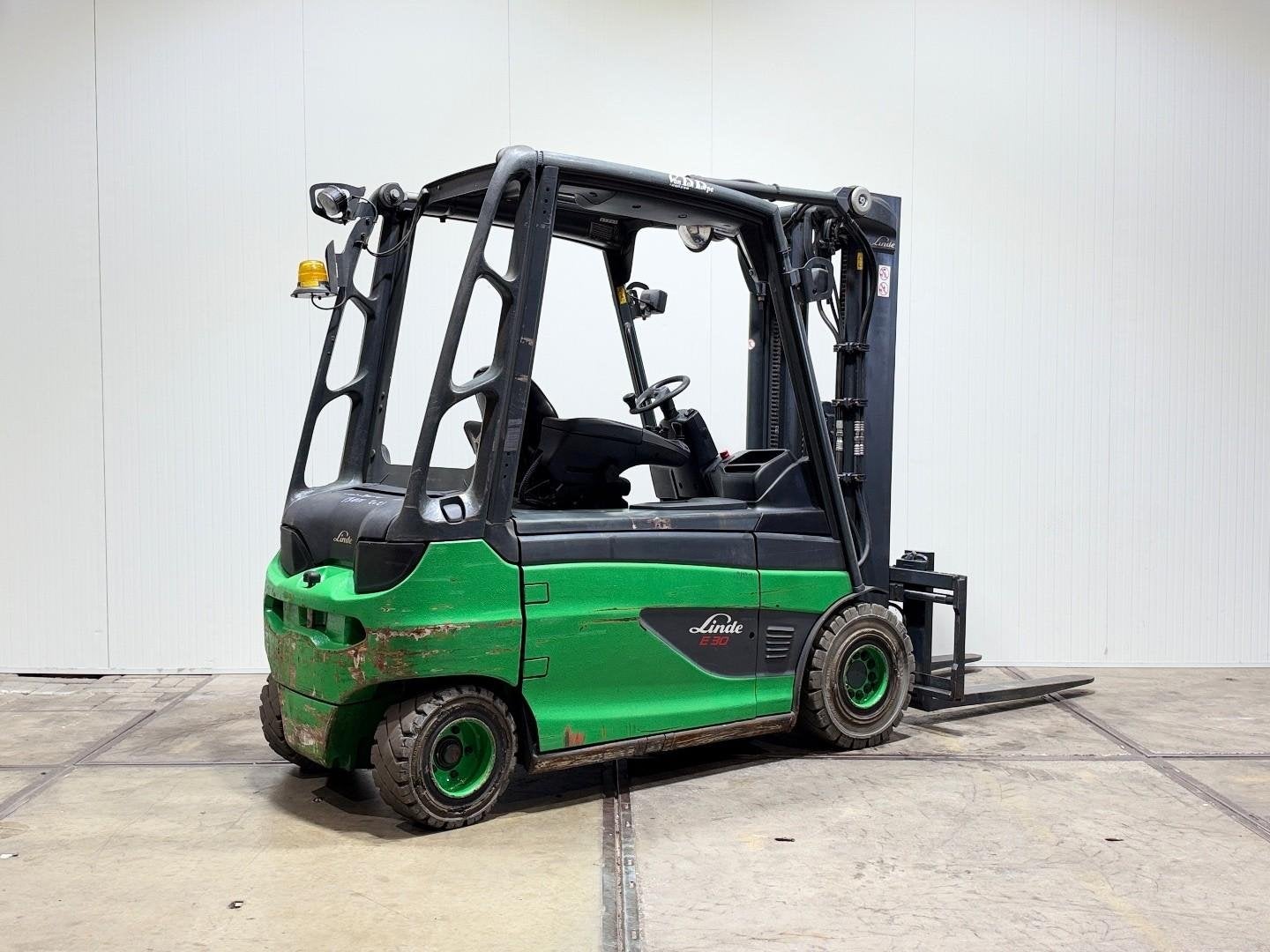Linde E30 Triplex 2440UUR! [ACCU 2023!] sideshift Freelift H, Elektrisch, Heftruck, Linde